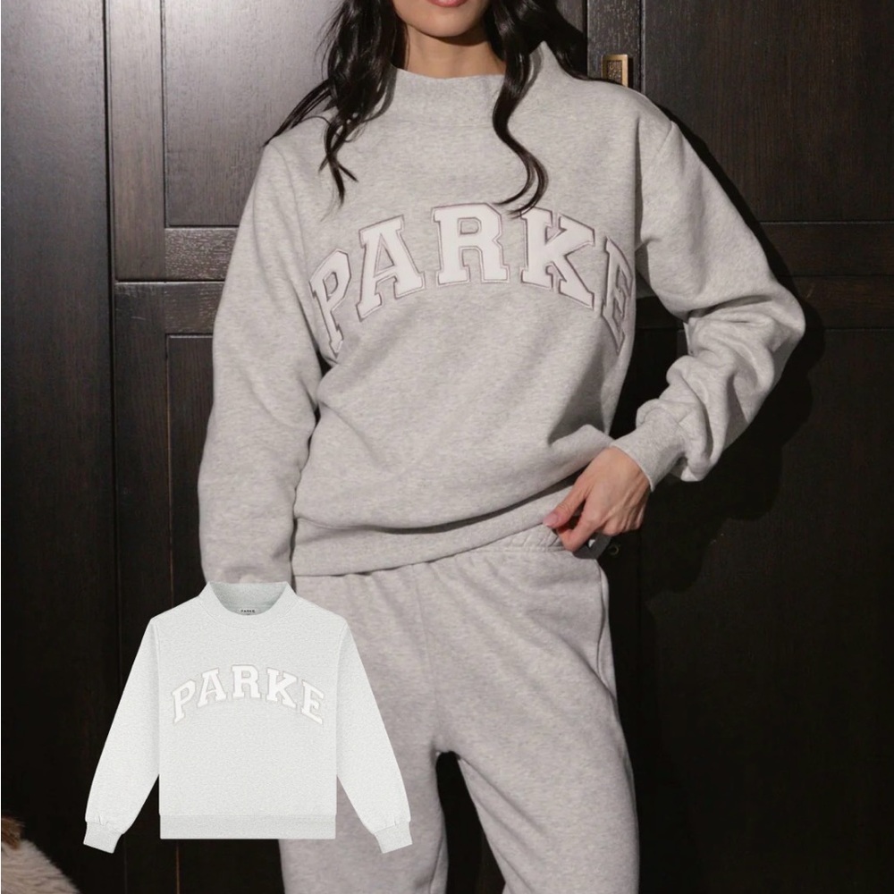 PARKE Metallic Mockneck